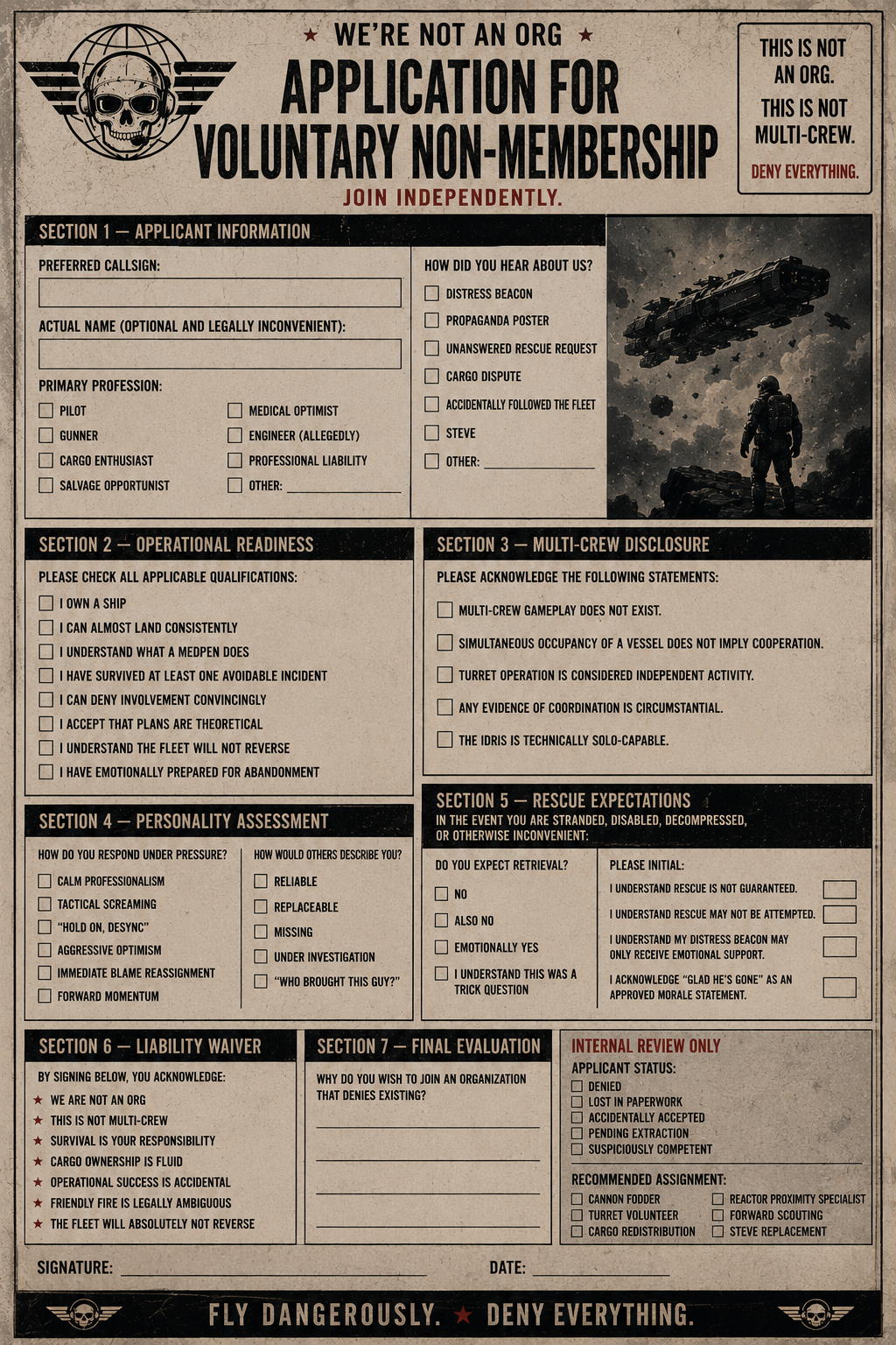 Application Form